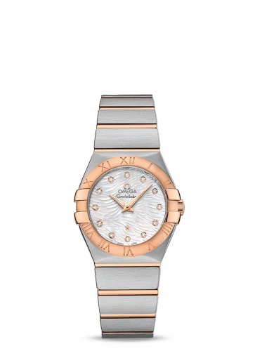 Omega Constellation Quartz 27 Stainless Steel / Red Gold / White MOP 123.20.27.60.55.007 (12320276055007)